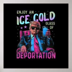Poster ICE Desfrute de um Gelo Frio
