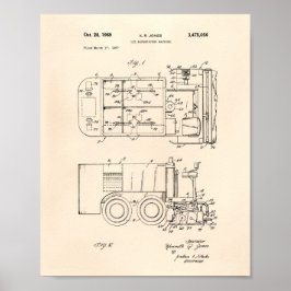 Pôster Ice Machine 1969 - Patent Art - Old Peper