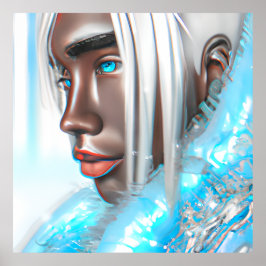 Poster Ice Prince Melanin Black Boy Magic Bruh Winter Bro