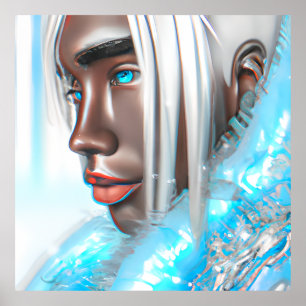 Poster Ice Prince Melanin Black Boy Magic Bruh Winter Bro
