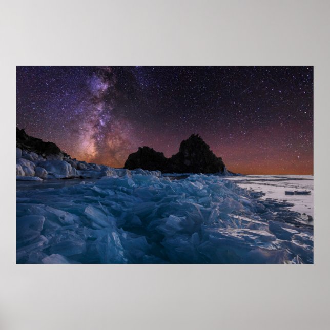 Poster Ice & Snow | Lake Baikal, Siberia, Russia (Frente)