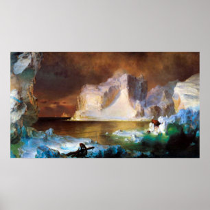 Pôster Iceberg por Frederic Edwin Church