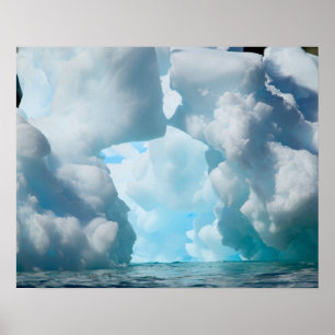 Pôster Icebergs fora da ponta sul da América do Sul