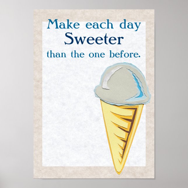 Poster Icecream (Frente)