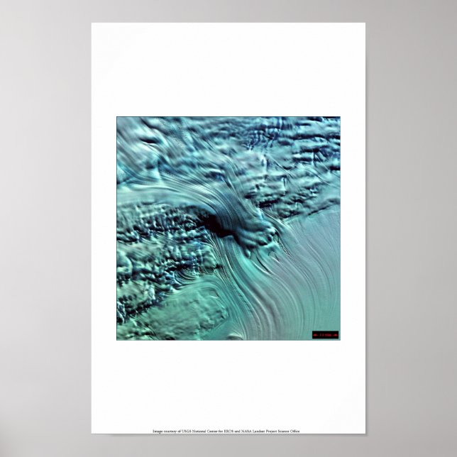 Pôster Icefall, Lambert Glacier, Antártica (Frente)