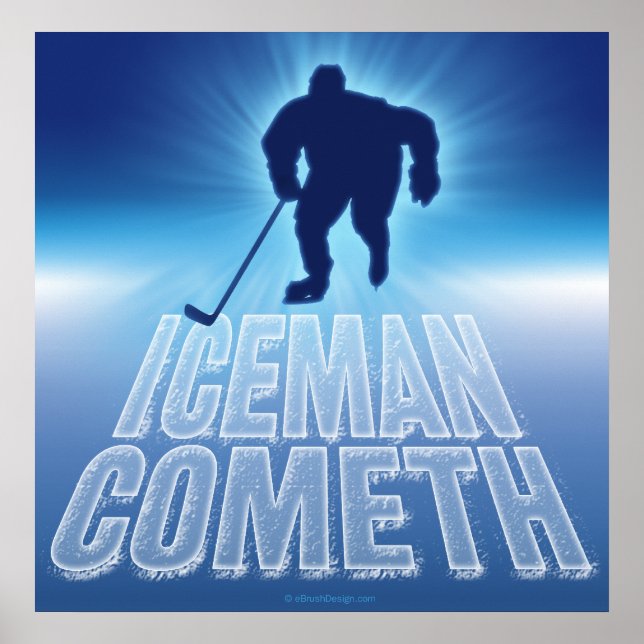 Pôster Iceman Cometh (Hockey) (Frente)