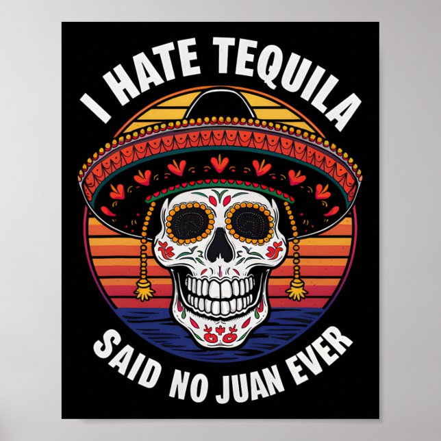 Poster Ich Ele Tequila Mexicana Cinco De Mayo (Frente)
