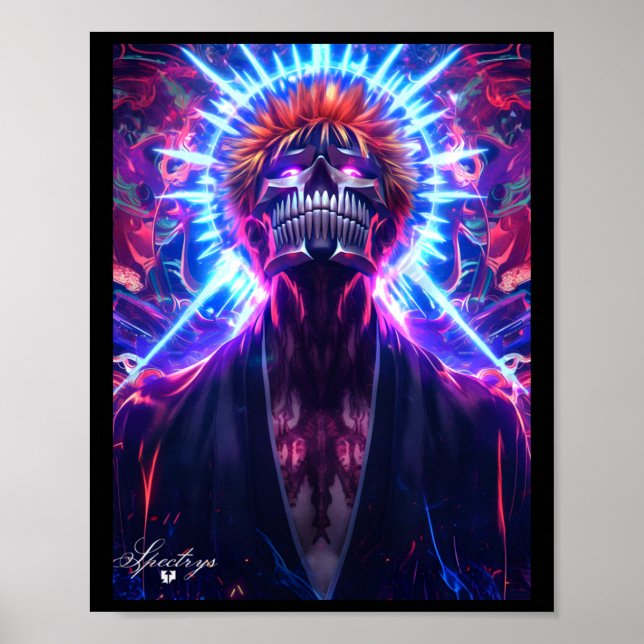 Poster Ichigo Kurosaki Sticker (Frente)