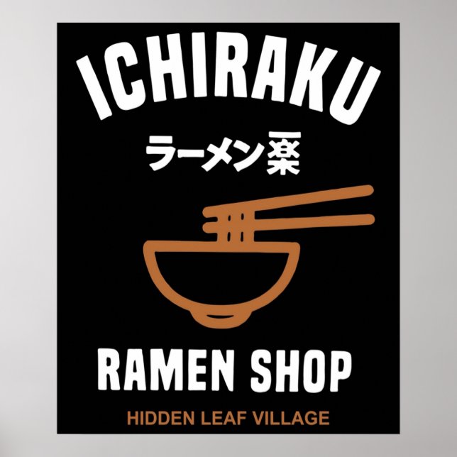 Poster Ichiraku Ramen (Frente)