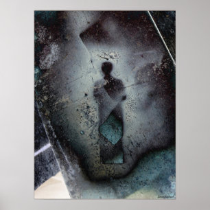 Poster Ícone azul