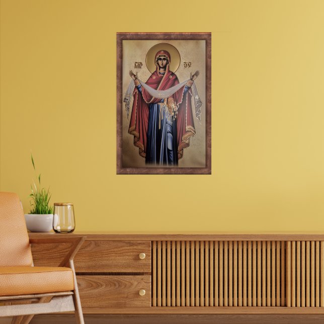 Poster Ícone da Virgem Maria (Sala de Estar 2)