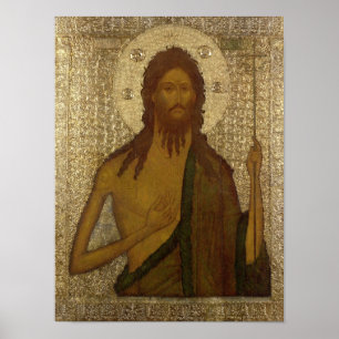 Pôster Ícone de St John o precursor