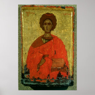 Pôster Ícone de St. Pantaleon de Nicomedia