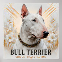 Ícone Destemido do Bull Terrier