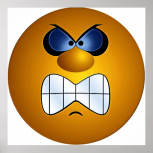 Poster ícone - estou muito irritado -