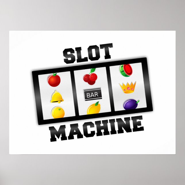 Poster Ícone Inclinação da Máquina de Slot (Frente)