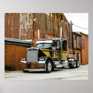 Poster Ícone Kenworth W900L Fleenor Bros.