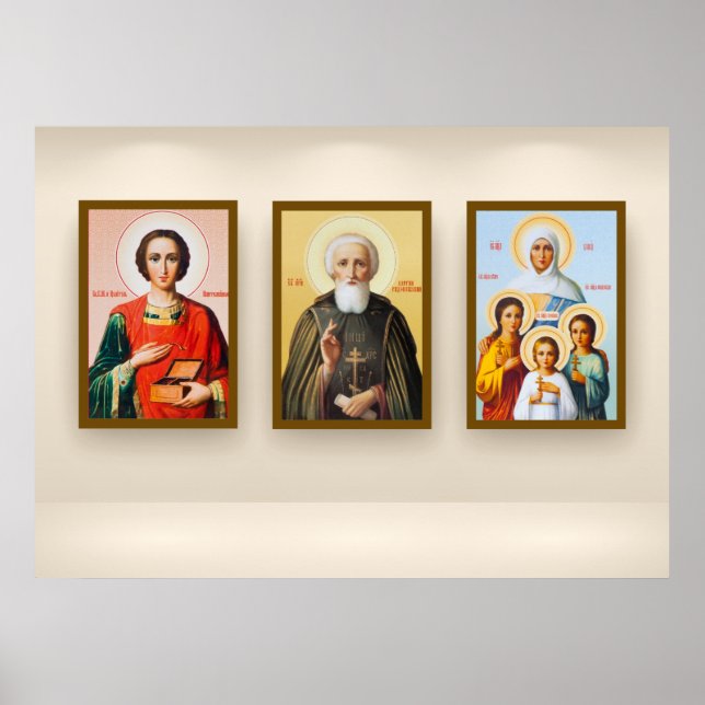 Pôster Ícones (Frente)