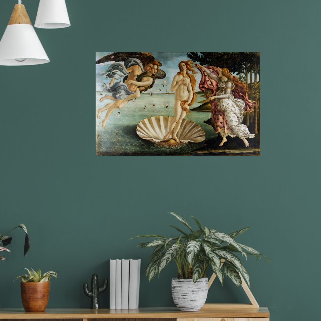Poster Iconic Sandro Botticelli O Nascimento de Vênus | Zazzle Brasil