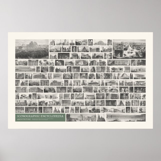 Poster Iconografia - Cenas de Arquitetura (Frente)