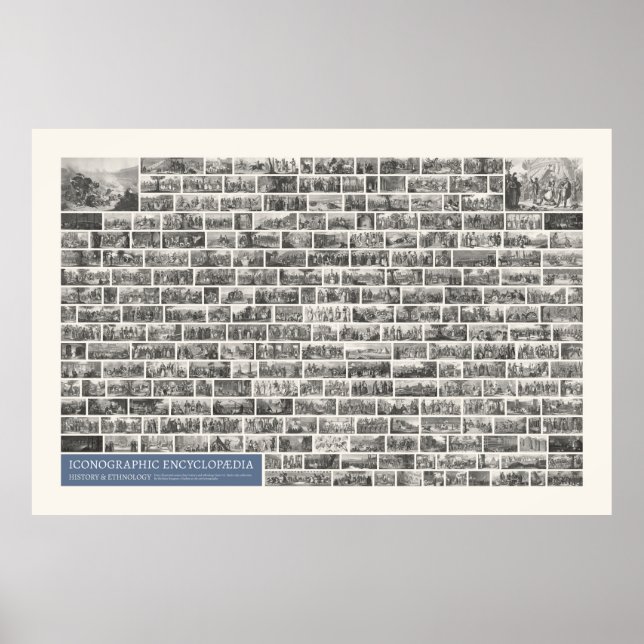 Poster Iconografia - Cenas de História e Etnologia (Frente)