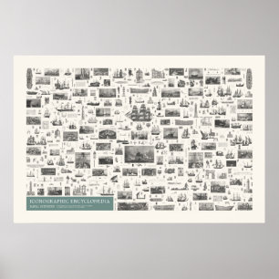 Poster Iconografia - Dados das Ciências Navais