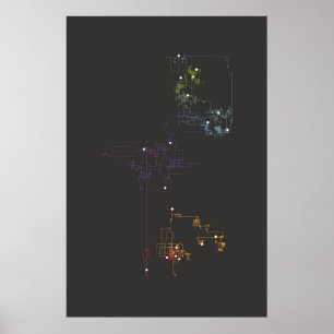 Poster Iconografia Data Art - Caminho