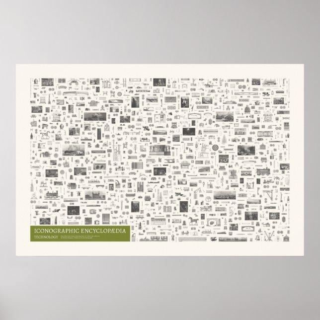 Poster Iconografia - Tecnologia (Frente)