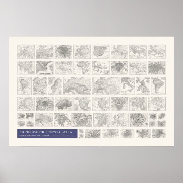 Poster Iconography - Geography & Planography (Frente)