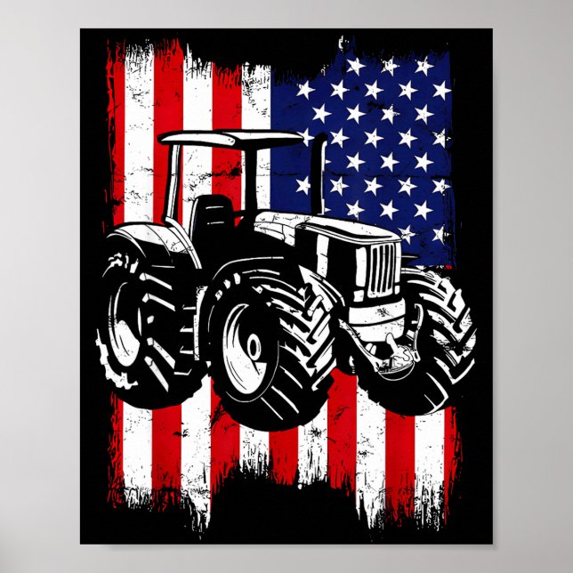 Poster Id Rather Be Farming Funny Farmer Gifts  (Frente)