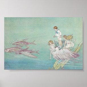 Pôster Ida Rentoul Print - Peixes