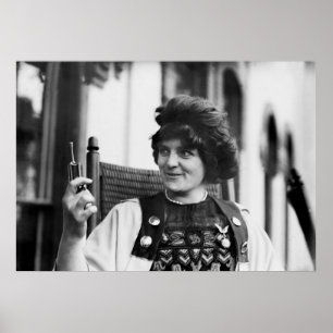 Poster Ida von Claussen: início dos anos 1900