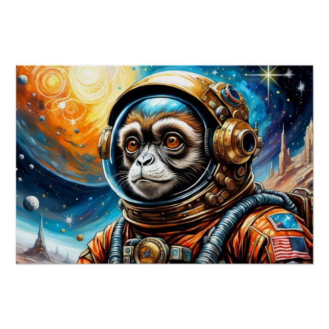 PÔSTER IDADE DO MACACACO DE AÇO-TAMARINA (Frente)