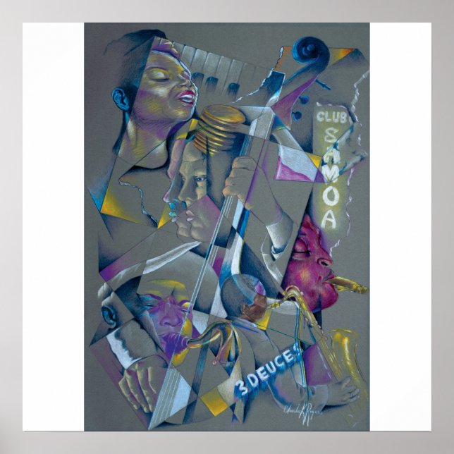 Pôster Idade do ouro do Jazz (Frente)