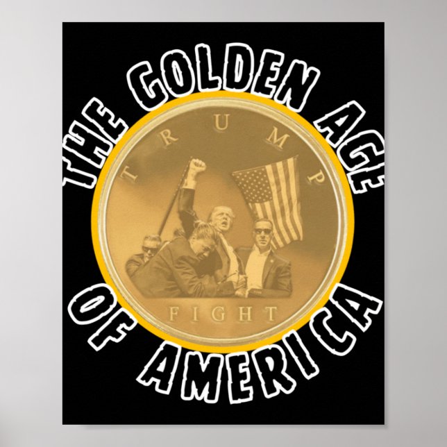 Poster Idade do Ouro dos Estados Unidos 3 (Frente)