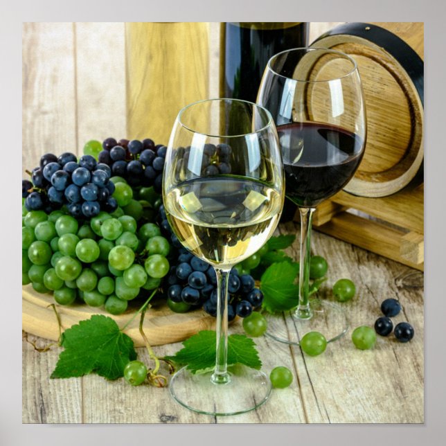 Poster Idade para a Perfeição, vinho fino, (Frente)