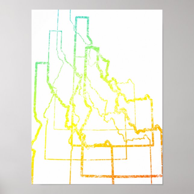 Pôster idaho chill blur (Frente)