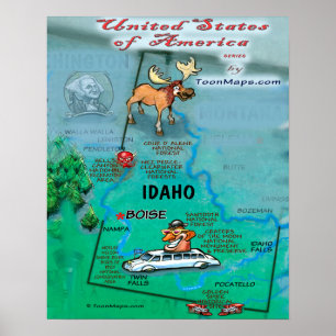 Pôster Idaho USA