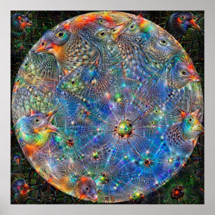 Poster ideal profundo de Mercury do planeta