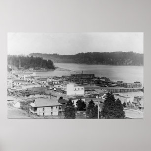 Pôster Ideia da curvatura norte, fotografia de Oregon
