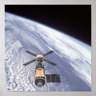 Pôster Ideia da estação espacial de Skylab