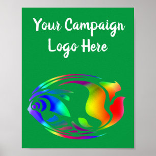 Poster Ideia de Layout de Tema de Negócios de Cartaz DIY