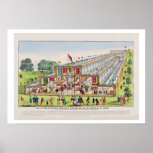 Pôster Ideia de olho de pássaro da grande exposição no