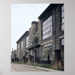 Poster Ideia do exterior, construída 1897-99