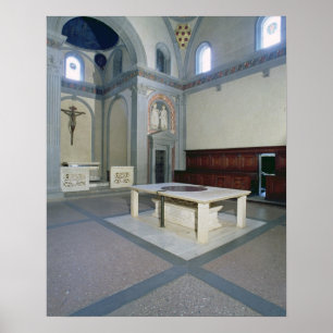 Poster Ideia do interior, c.1420-29 construído (foto)