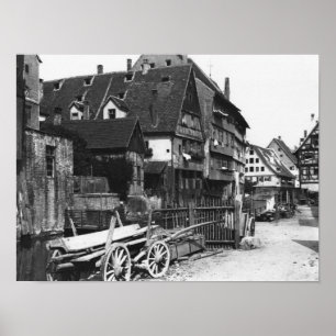 Poster Ideia do quarto velho, Ulm, c.1910