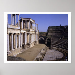 Poster Ideia do teatro, começada 24 BC (foto)