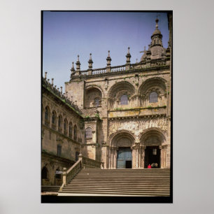 Pôster Ideia do transept sul c.1100 começado portal