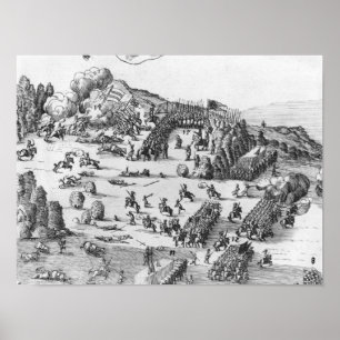 Poster Ideia geral da batalha de Muhlberg