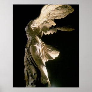Pôster Ideia lateral da vitória de Samothrace (Parian